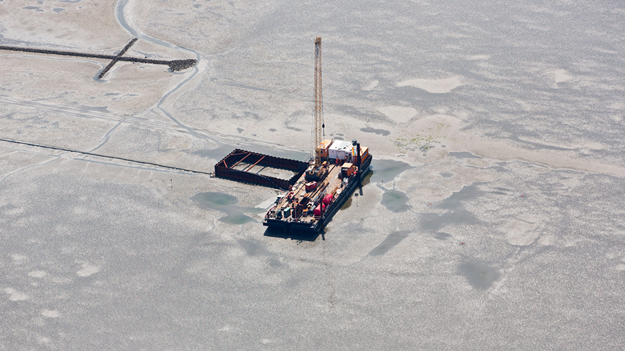 HDD Bohrung HelWin2, Büsum